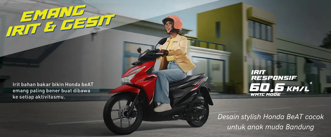 Desain stylish Honda BeAT cocok untuk anak muda Bandung

