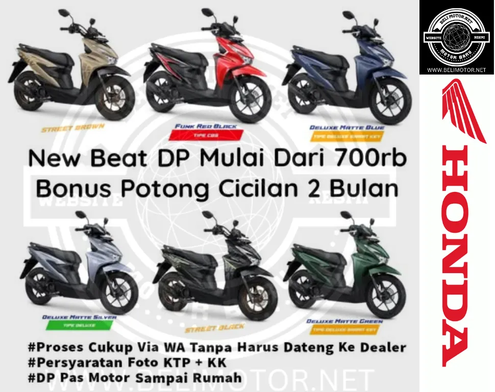 Promo kredit Honda BeAT Bandung DP ringan