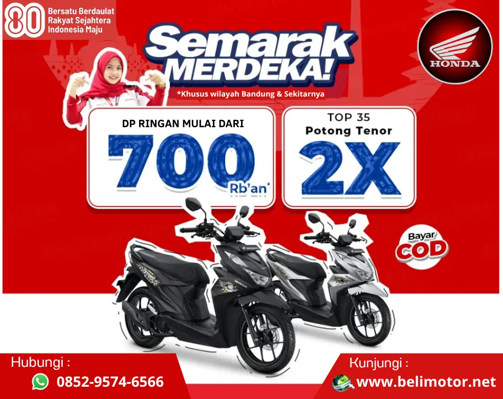 Promo kredit Honda BeAT DP ringan di Bandung