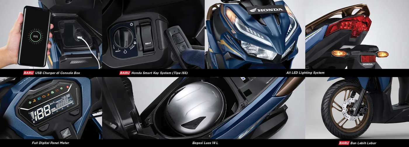 Fitur CBS dan ISS Honda Vario 125 di Bandung