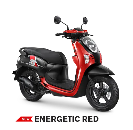 honda scoopy energetic red