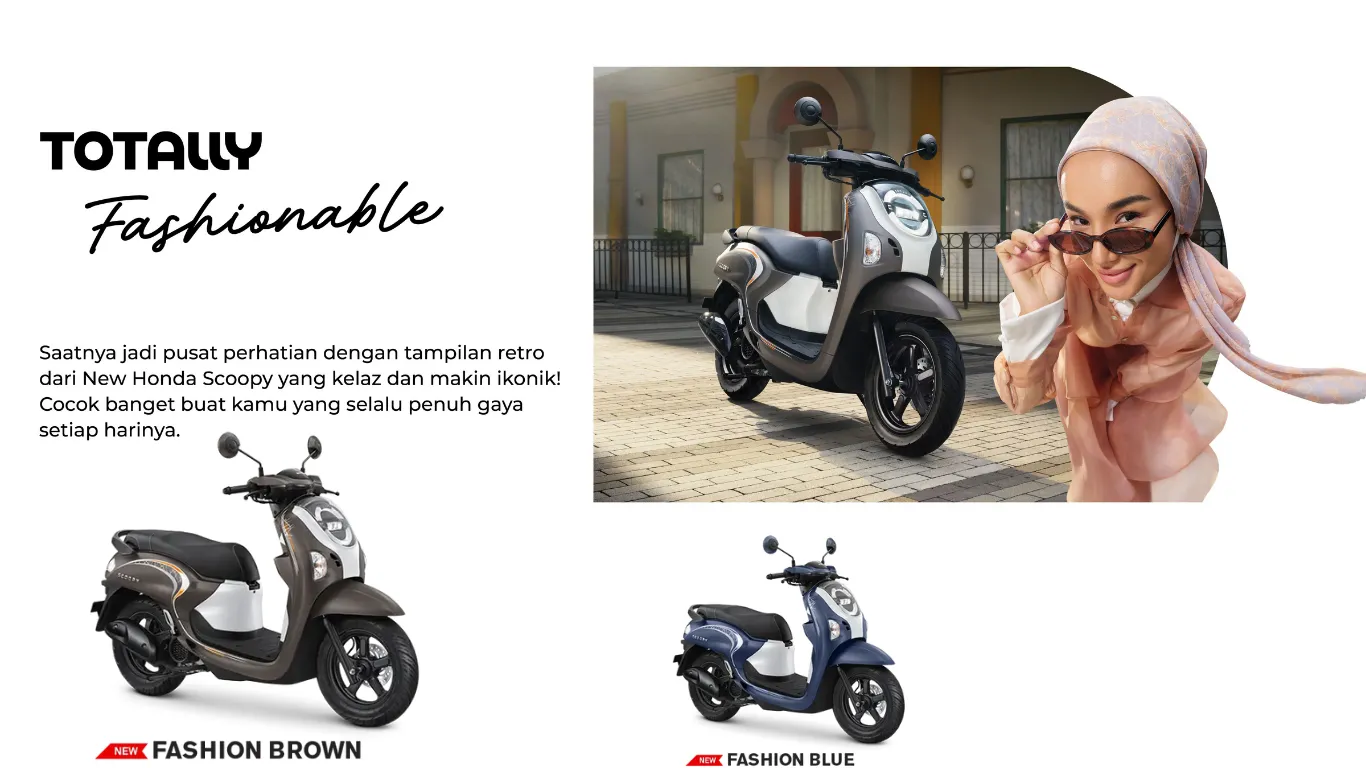 Honda Scoopy Fashion untuk traveler dan city ride